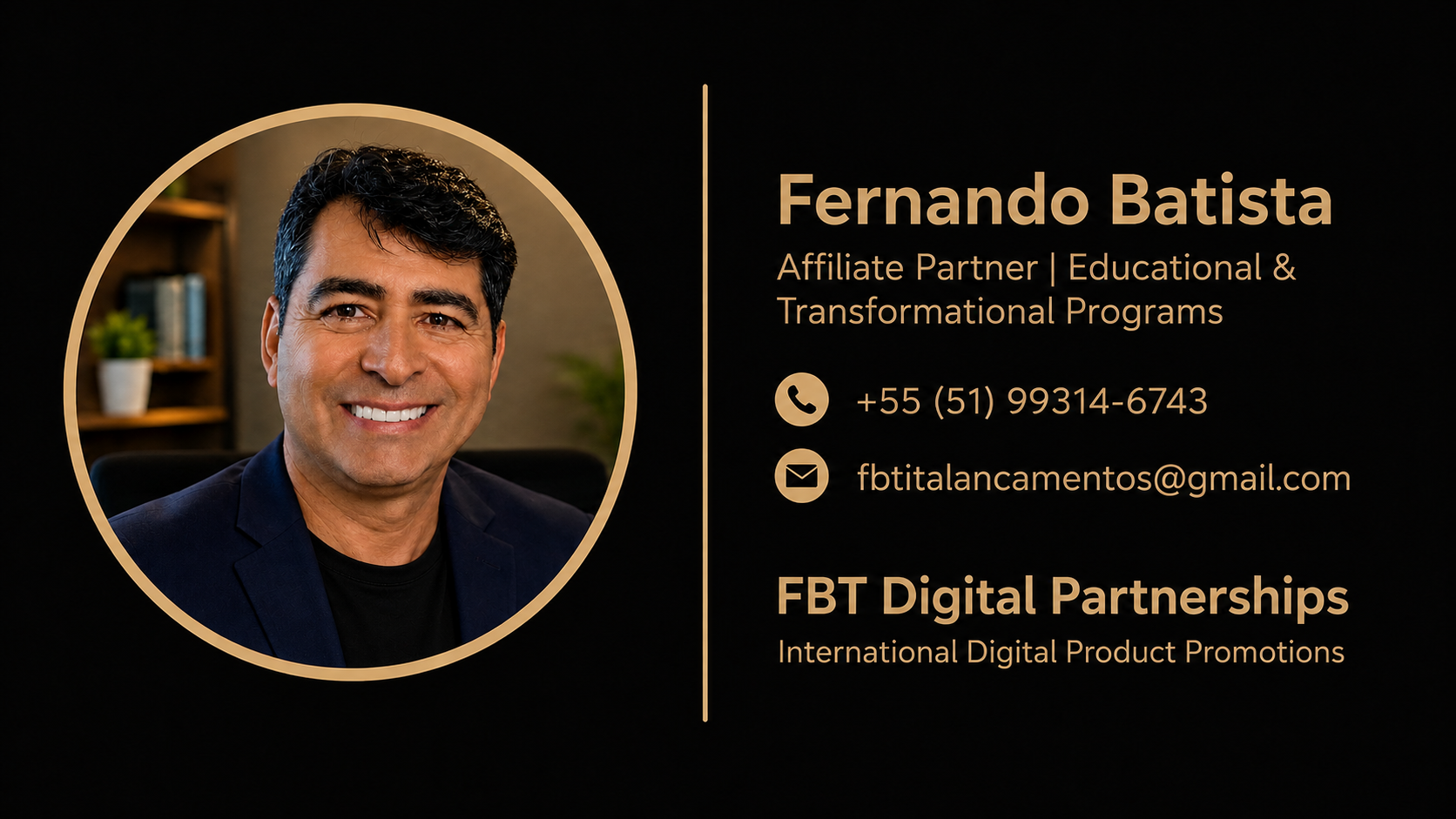 Fernando Batista presentation card